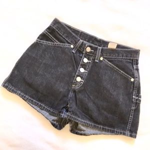 JORDACHE |✨Vintage 80s!✨Button-Fly High Waist Denim Jean Shorts